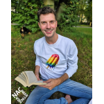 Unisex mikina -  Už teču bílá 3XL