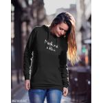 Unisex Černá Mikina nech mě v klidu M