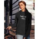 Unisex Černá Mikina nech mě v klidu L