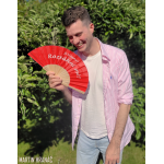 Vějíř je ti vedro? červený