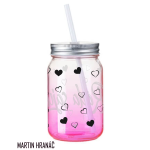 Sklenice s brčkem  Ráda saju