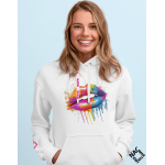 Bílá Unisex Mikina Polib mi ! vel. XS